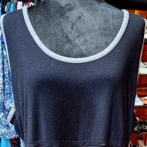 Cynthia Rowley Plus Size Black and Gray Dress